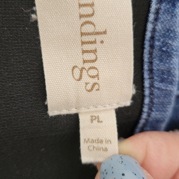 Soft Surroundings Blue Jeans Pull on Size PL PETITE LARGE - Picture 6 of 10